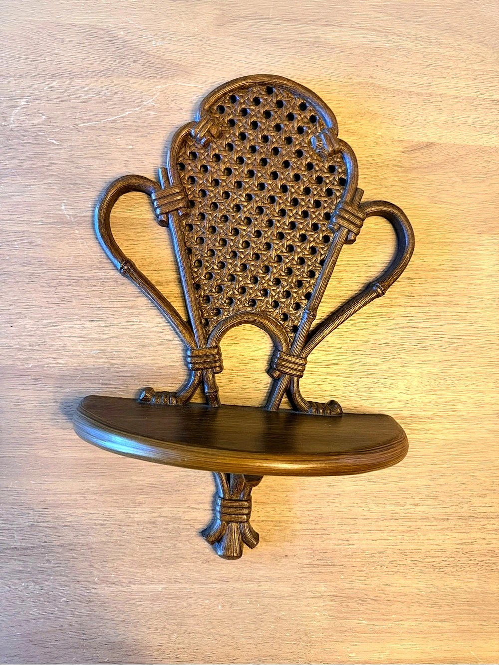 Vintage Burwood Wall Decor Shelf